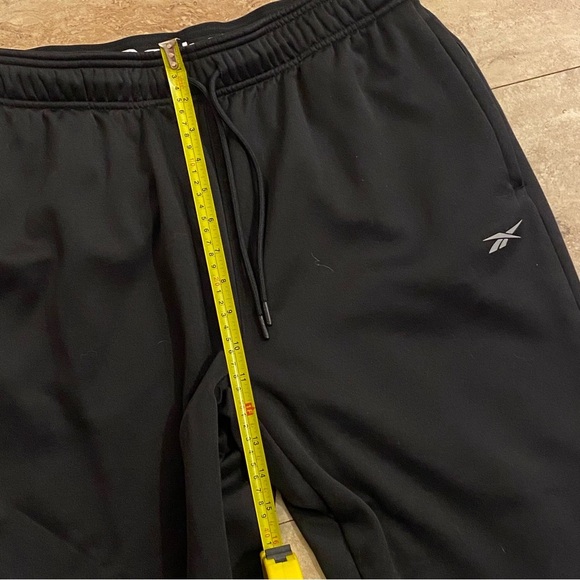 Reebok Size L Black Activewear Mens Elastic/Tie Pockets - Picture 8 of 11